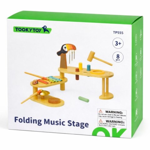 TOOKY TOY Edukacyjny Stolik Muzyczny 8 el. Tukan