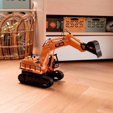 Duża Koparka dla dzieci Zdalnie Sterowana na Gąsienicach 7 Funkcji Dźwięk + Akc.