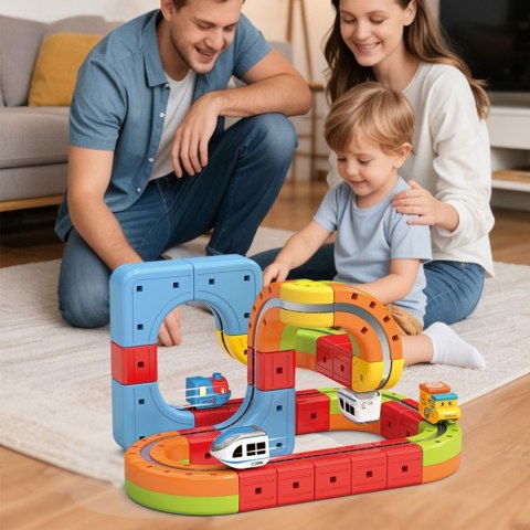 WOOPIE Klocki Magnetyczne Tor Lewitujący 32 el.