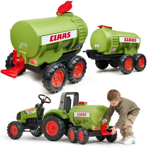 FALK Cysterna przyczepka Claas do traktorka dla dzieci