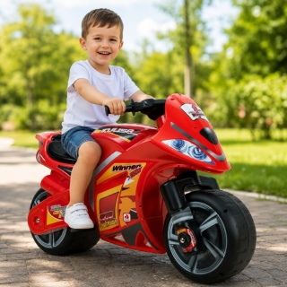 Jeździk Pchacz Motor Biegowy dla dzieci Winner 750 sx Czerwony