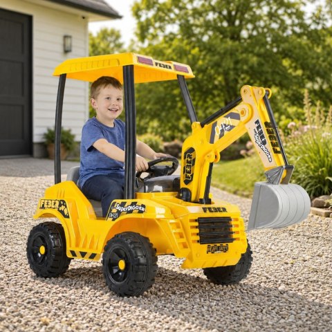 Koparka Elektryczna dla dzieci Zabawka Super Digger Ulepszona Bateria LT 12V od 3 lat Feber