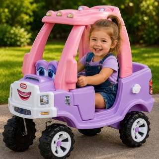 LITTLE TIKES COZY COUPE TRUCK Jeździk Różowy