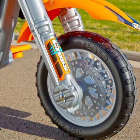 Motor Cross Pomarańczowy na Akumulator 6V dla Dziec Feber i