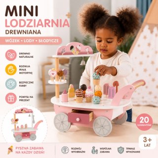 Sklep lody Cukiernia Lodziarnia 3w1 zabawka drewniana dla Dzieci VIGA PolarB