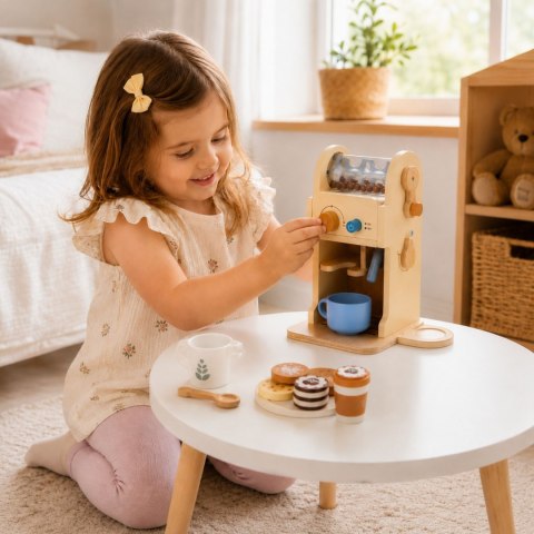 TOOKY TOY Drewniany Zestaw Do Kawy - Barista