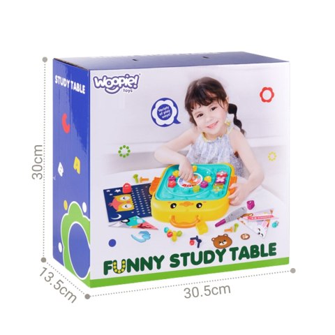 WOOPIE Interaktywny Stolik Edukacyjny Warsztat i Tablica 3w1
