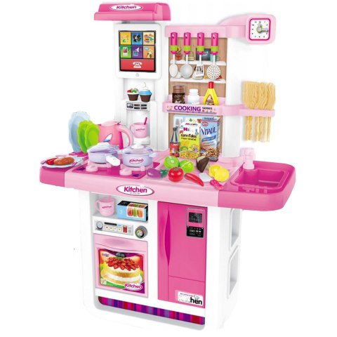 WOOPIE Kuchnia MY LITTLE CHEF Panel Dotykowy z Dźwiękiem Obieg Wody Różowa