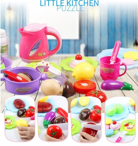 WOOPIE Kuchnia MY LITTLE CHEF Panel Dotykowy z Dźwiękiem Obieg Wody Różowa