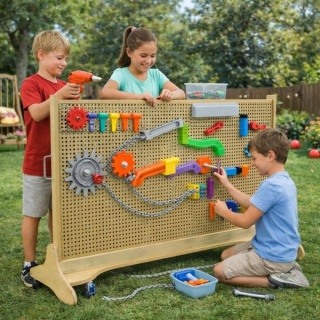 Wolnostojąca Tablica Naukowa Kreatywna STEM 166 x 125 szkoła przedszkole MASTERKIDZ