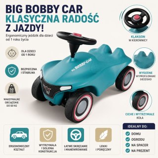 Jeździk odpychacz dla dzieci BIG Bobby Car Neo Lazurowy