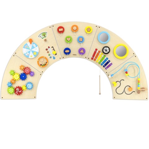 Tablica Sensoryczna Manipulacyjna Ścienna Łuk Montessori VIGA
