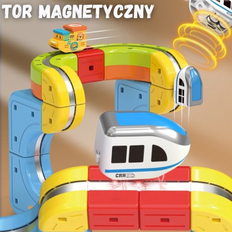 WOOPIE Klocki Magnetyczne Tor Lewitujący 32 el.