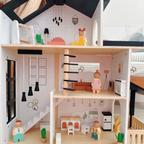 Drewniana Rezydencja z Akcesoriami Domek dla lalek TOOKY TOY