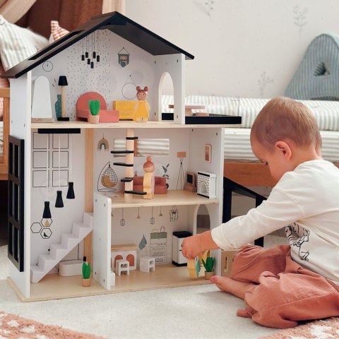 Drewniana Rezydencja z Akcesoriami Domek dla lalek TOOKY TOY