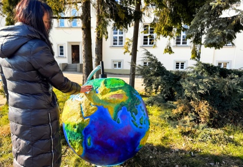Edukacyjny Globus Szkolny Trójwymiarowy 85cm Sensoryczne place zabaw | Placówki Edukacyjne Nauka i zabawa