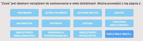 Edukacyjny interaktywny Robot do nauki dla dzieci ZOSIA | Szkoła Przedszkole