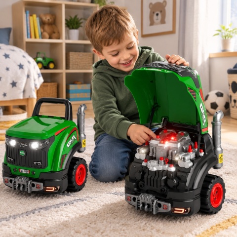 Interaktywny Warsztat Mechaniczny dla chłopca Traktor z Licznymi Akcesoriami 60 el.