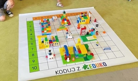 Mata do kodowania - duża plansza dywanowa 120x125cm