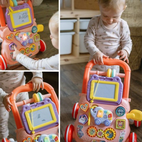 WOOPIE BABY Interaktywny Chodzik Pchacz Muzyczny + Znikopis
