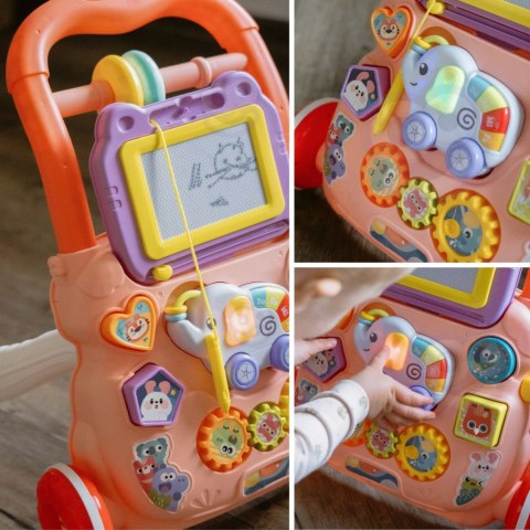 WOOPIE BABY Interaktywny Chodzik Pchacz Muzyczny + Znikopis