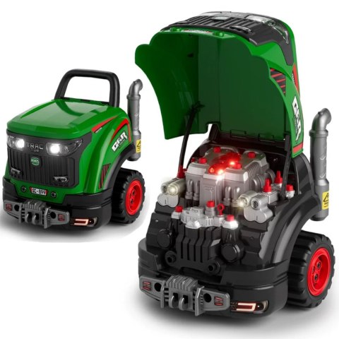 WOOPIE Interaktywny Warsztat Mechaniczny Traktor z Licznymi Akcesoriami 60 el.
