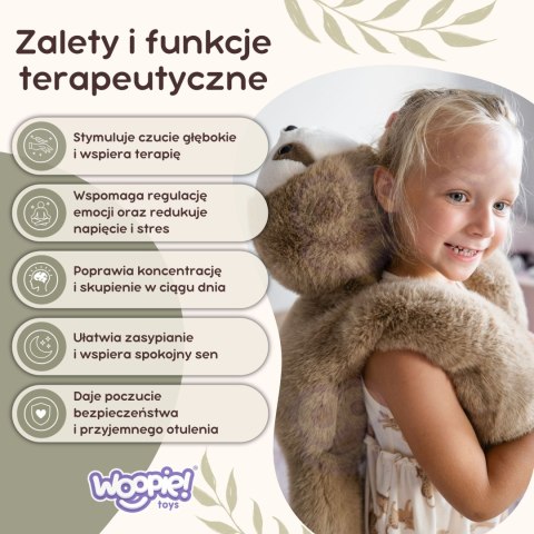 Leniwiec Maskotka Pluszak Obciążeniowy Sensoryczny dla dzieci 1kg