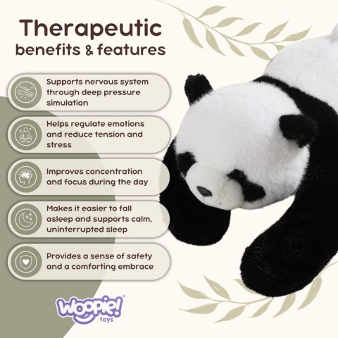 Panda terapeutyczny Miś Obciążeniowy Sensoryczny dla dzieci 2,5kg WOOPIE