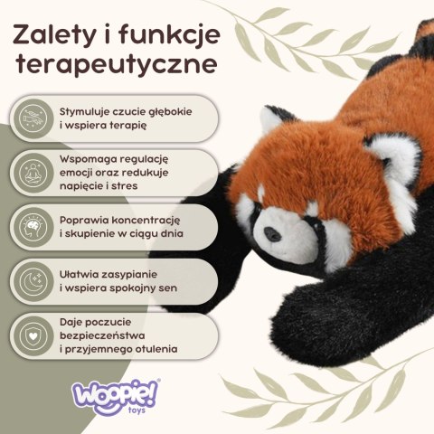 Ruda Panda Obciążeniowy Pluszak Miś Sensoryczny dla dzieci 1kg WOOPIE