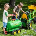 Rolly Toys rollyTrailer cysterna John Deere dwuosiowa + pompka Rolly Toys