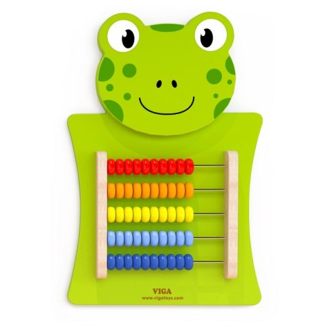 Drewniane Liczydło edukacyjne Żabka Viga Toys Viga Toys Drewniane Liczydło edukacyjne Żabka Viga Toys Viga Toys
