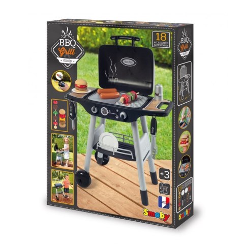 Grill Ogrodowy dla dzieci Barbecue 18 akcesoriów Smoby